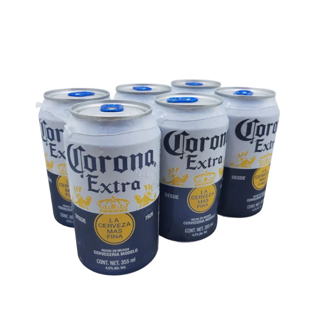 Corona Extra Lata seis