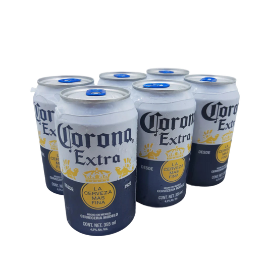 Corona Extra Lata seis