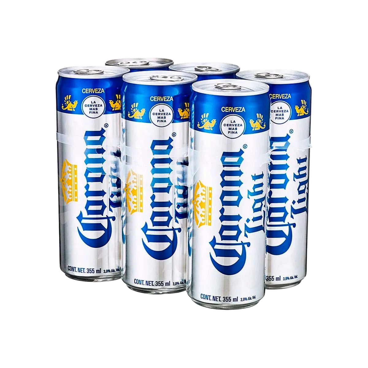 Corona Light Lata seis